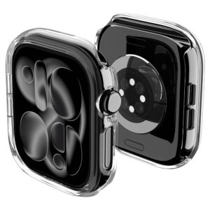 Dėklas Spigen Thin Fit Apple Watch 12 (42 mm), skaidrus