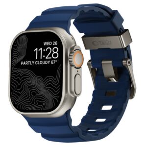 Dirželis Tech-Protect Motion Apple Watch 8 / 9 / 10 / 11 / 12 / SE / Ultra (44 / 45 / 46 / 49 mm), mėlynas