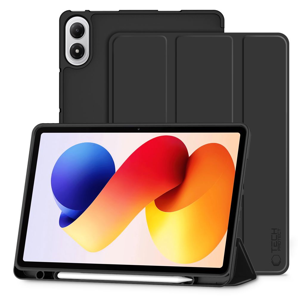 Tech-Protect SmartCase Pen planšetės dėklas Poco Pad M1 / Redmi Pad 2 Pro, juodas