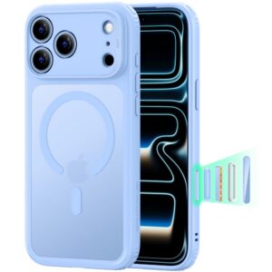 Dėklas ESR Classic Hybrid MagSafe iPhone 17 Pro / 18 Pro, matinis šviesiai mėlynas
