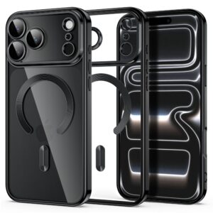Dėklas Tech-Protect MagFlex MagSafe iPhone 17 Pro Max / 18 Pro Max, blizgus juodas