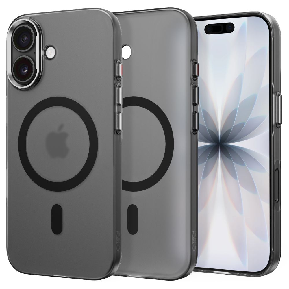 Tech-Protect MagZero dėklas iPhone 17, juodas matinis