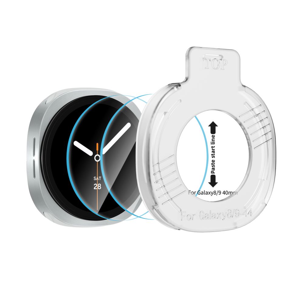 Tech-Protect Easy Set+ stikliukai Samsung Galaxy Watch 8 / 9 (40 mm), 2 vnt. - Image 3