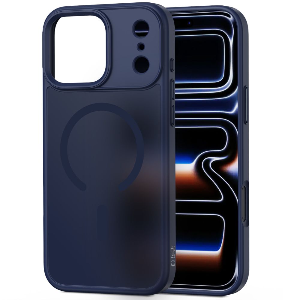 Dėklas Tech-Protect MagMat MagSafe iPhone 17 Pro, matinis tamsiai mėlynas - Image 2