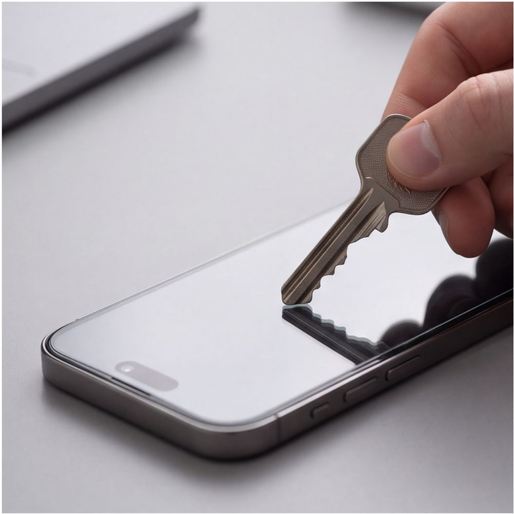 Dėklas ir apsauginis stiklas Tech-Protect MagOne MagSafe CC iPhone 17 Pro / 18 Pro, 2 vnt. stiklo, juodas / skaidrus - Image 6