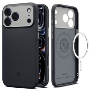 Dėklas Spigen Nano Pop MagSafe iPhone 17 Pro / 18 Pro, juodai pilkas