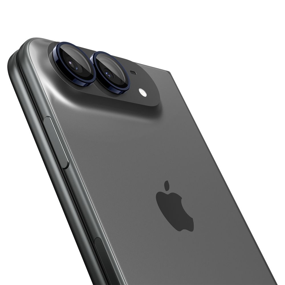 Kameros apsauginis stiklas Spigen Optik Pro Glas.tR EZ Fit iPhone Duo, 2 vnt., tamsiai mėlynas - Image 3