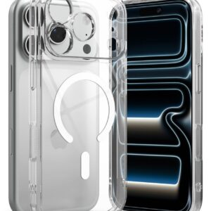 Dėklas Ringke Fusion Magnetic MagSafe iPhone 17 Pro Max / 18 Pro Max, skaidrus
