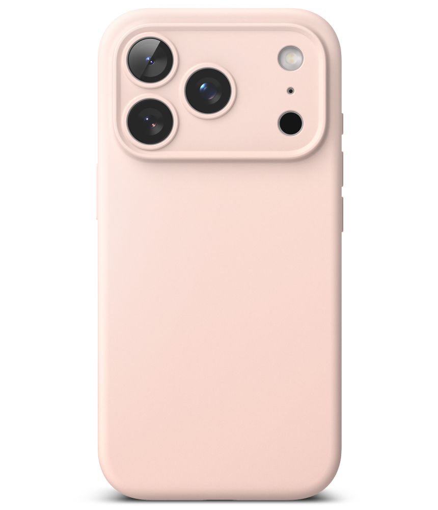 Dėklas Ringke Silicone Magnetic MagSafe iPhone 17 Pro / 18 Pro, smėlio rožinis - Image 3