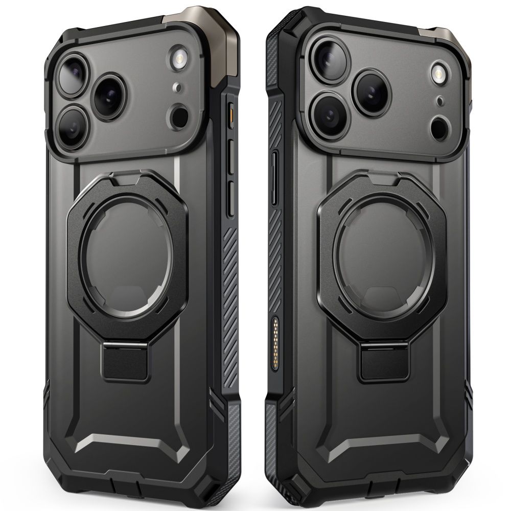 Dėklas Supcase UB Grip Mag MagSafe iPhone 17 Pro Max / 18 Pro Max, juodas - Image 2