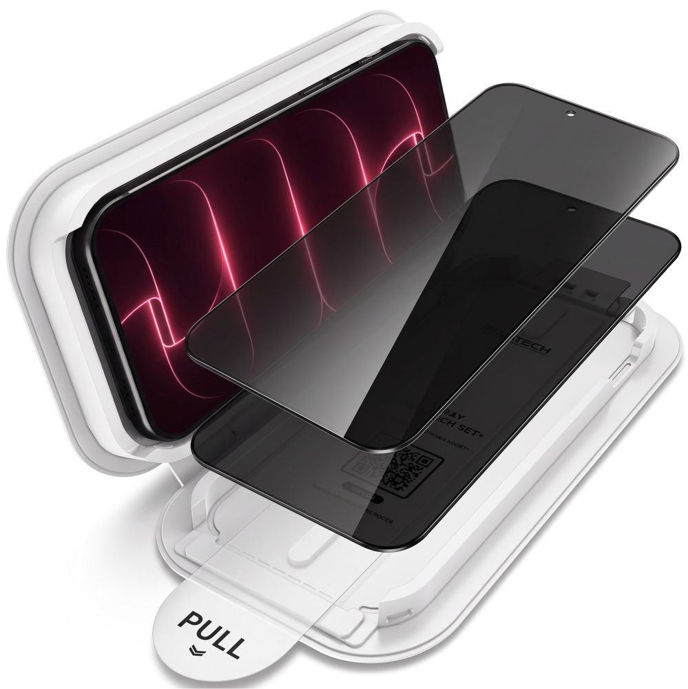 Apsauginis privatumo stiklas Tech-Protect OneTouch Set Spy+ iPhone 18 Pro Max, 2 vnt. - Image 2