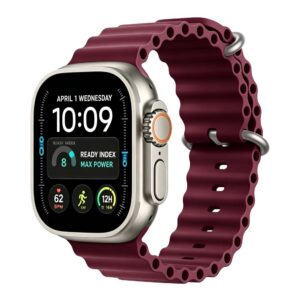 Dirželis Tech-Protect Iconband Pro Apple Watch 8 / 9 / 10 / 11 / 12 / SE / Ultra (44 / 45 / 46 / 49 mm), tamsiai bordo
