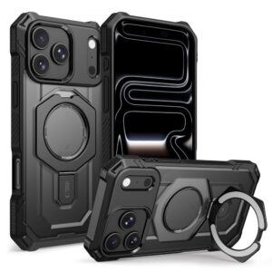 Tech-Protect MagForce dėklas iPhone 17 Pro Max / 18 Pro Max, juodas matinis
