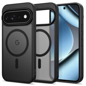 Tech-Protect Magmat MagSafe dėklas Pixel 9 Pro XL / 10 Pro XL / 11 Pro XL, matinis juodas