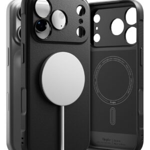 Dėklas Ringke Onyx Magnetic MagSafe iPhone 17 Pro / 18 Pro, juodas