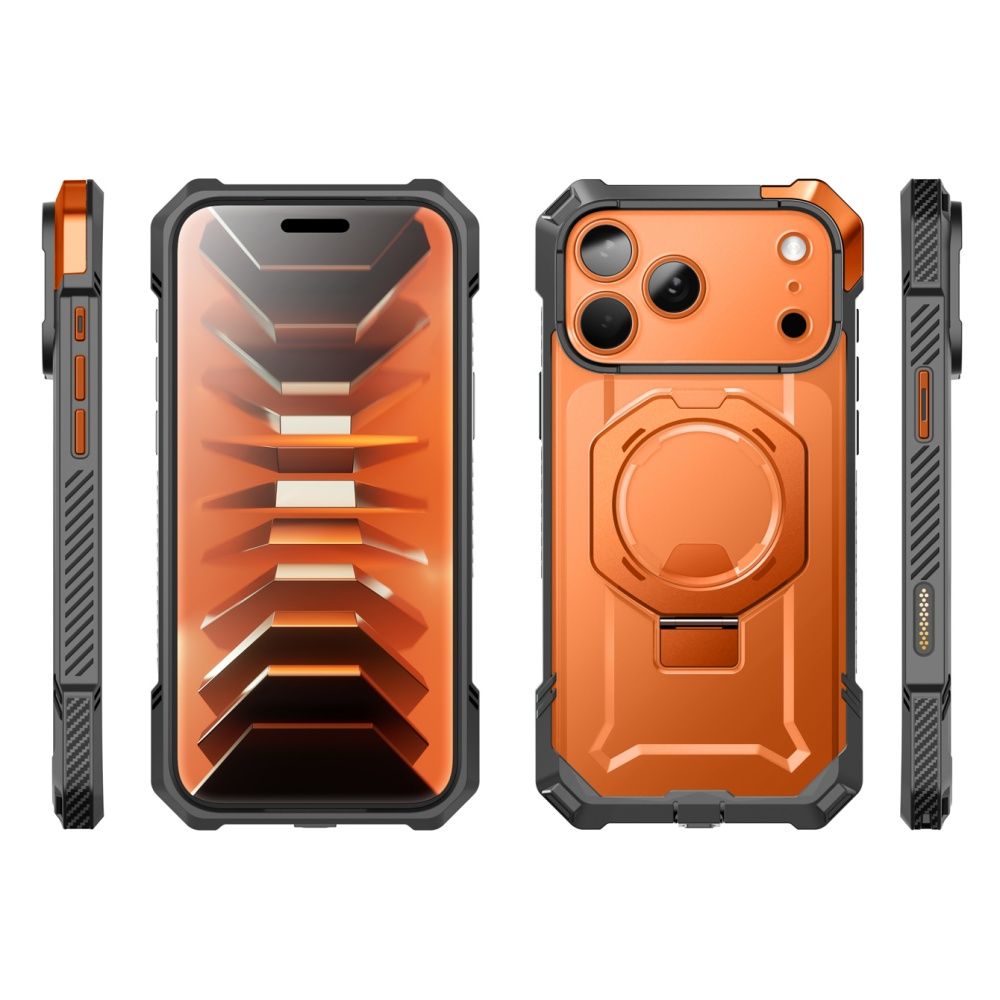 Dėklas Supcase UB Grip Mag MagSafe iPhone 17 Pro Max / 18 Pro Max, koralinis - Image 3