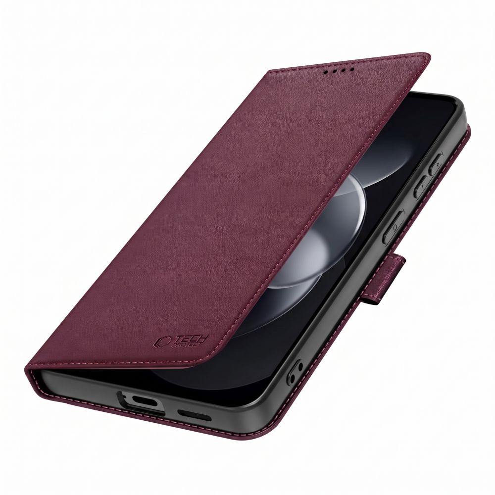 Dėklas Tech-Protect Wallet Redmi Note 17 Pro Max 5G, bordo - Image 3