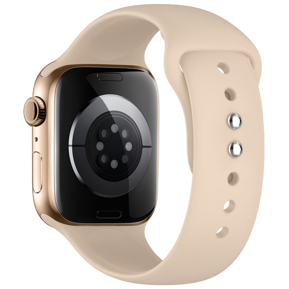 Dirželis Tech-Protect Silicone Apple Watch 8 / 9 / 10 / 11 / 12 / SE / Ultra (44 / 45 / 46 / 49 mm), riešutinis - Image 2