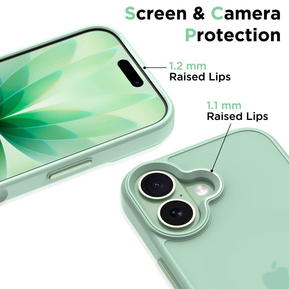 Tech-Protect MagMat dėklas iPhone 17 – skaidrus žalias - Image 3