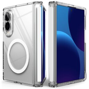 Dėklas Ringke Fusion Flap Magsafe Samsung Galaxy Z Fold 8, skaidrus