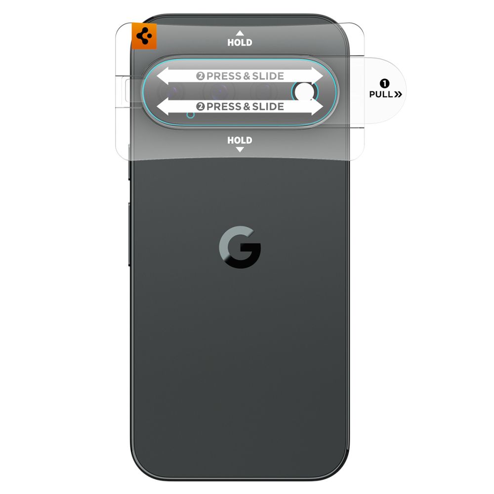 Kameros apsauginis stiklas Spigen Glas.tR EZ Fit Optik Pro Google Pixel 11 Pro, 2 vnt., skaidrus - Image 3