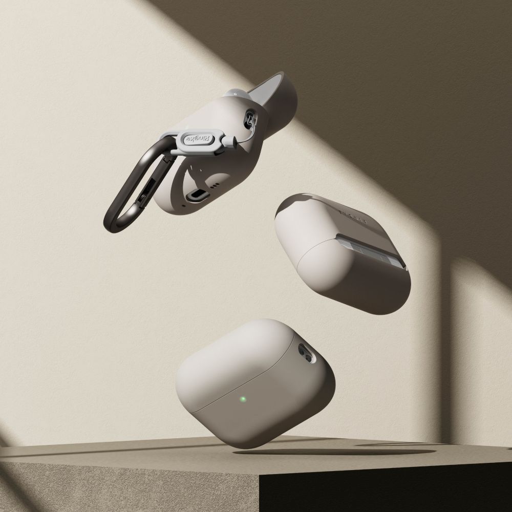 Ringke silikoninis TPU dėklas AirPods Pro 3 – smėlinis - Image 4