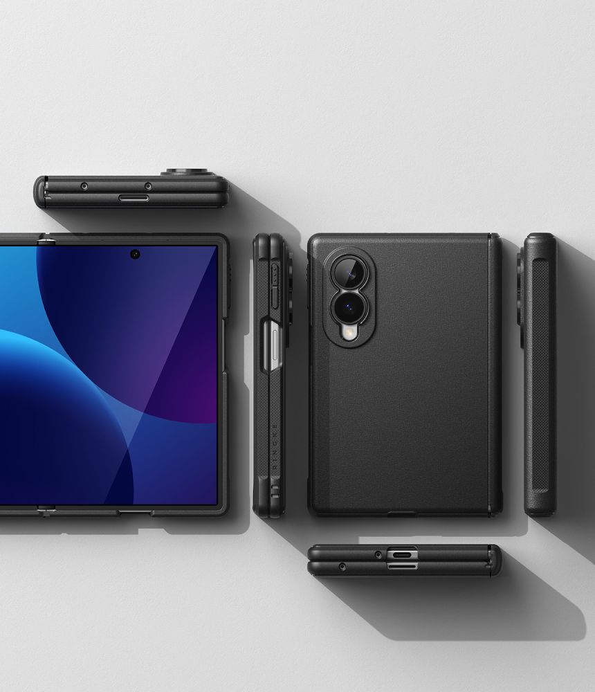 Dėklas Ringke Onyx Flap Magsafe Galaxy Z Fold 8, juodas - Image 4