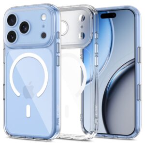 Skaidrus Tech-Protect MagPeak MagSafe CC dėklas iPhone 17 Pro Max / 18 Pro Max