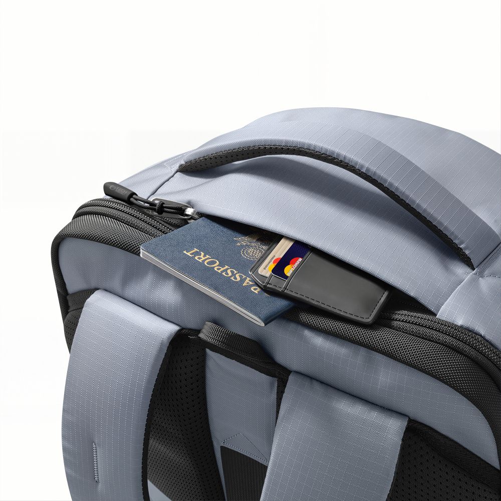 Tech-Protect Defender S70 kelioninė kuprinė 24 l (40 x 30 x 20 cm), skirta Ryanair ir Wizz Air, pilka - Image 5