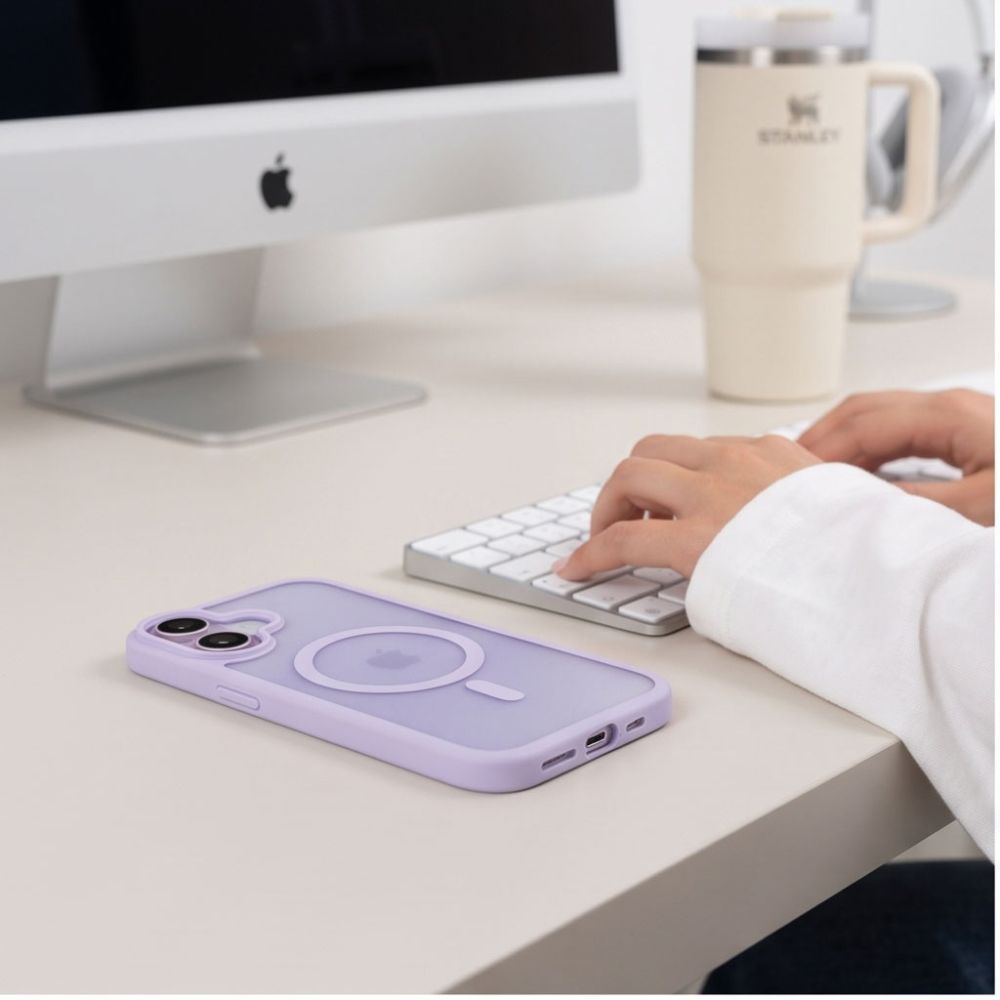 Tech-Protect BasicMag MagSafe dėklas iPhone 17, matinis levandų - Image 5