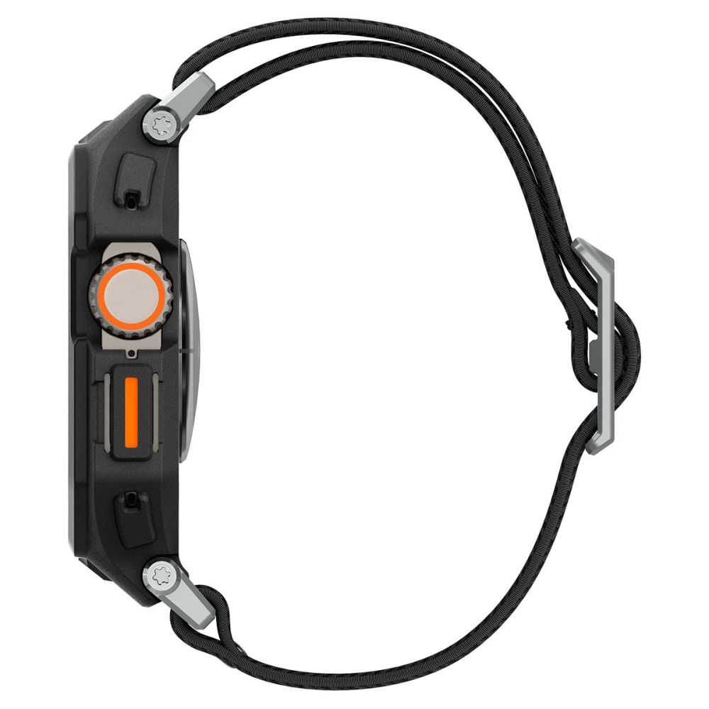 Dirželis su dėklu Spigen Lite Fit "Pro" Apple Watch Ultra 1 / 2 / 3 / 4 (49 mm), matinis juodas - Image 7