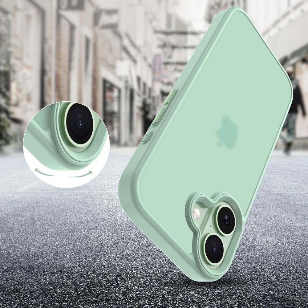 Tech-Protect MagMat dėklas iPhone 17 – skaidrus žalias - Image 4