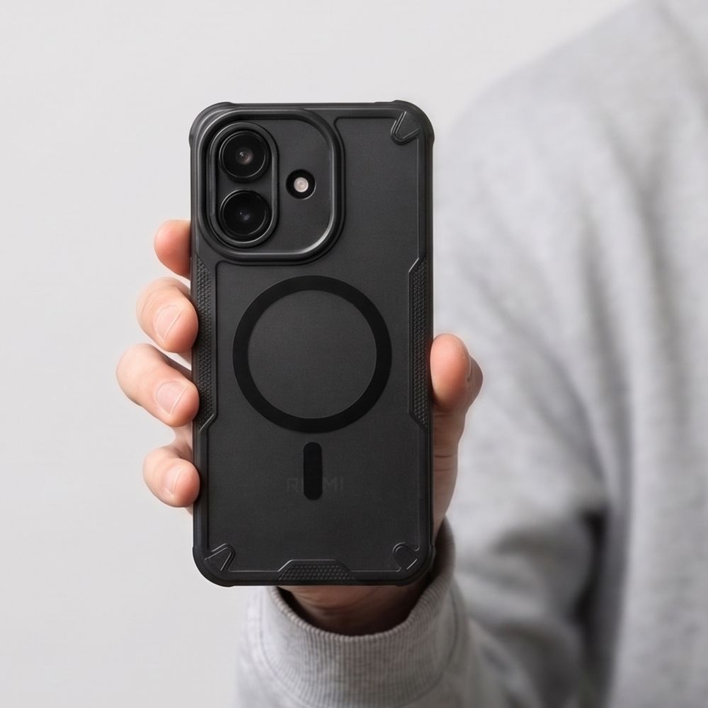 Dėklas Tech-Protect Rugged Shield MagSafe Xiaomi Redmi Note 17 Pro 5G, matinis juodas - Image 5