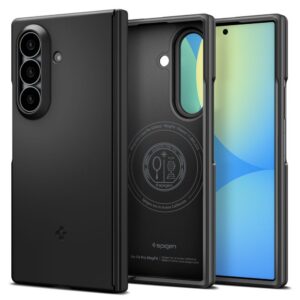 Juodas Spigen Air Fit Pro MagSafe dėklas Samsung Galaxy Z Fold 8 Ultra