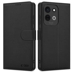 Tech-Protect Wallet piniginės dėklas Xiaomi Redmi 17 4G / 5G, juodas