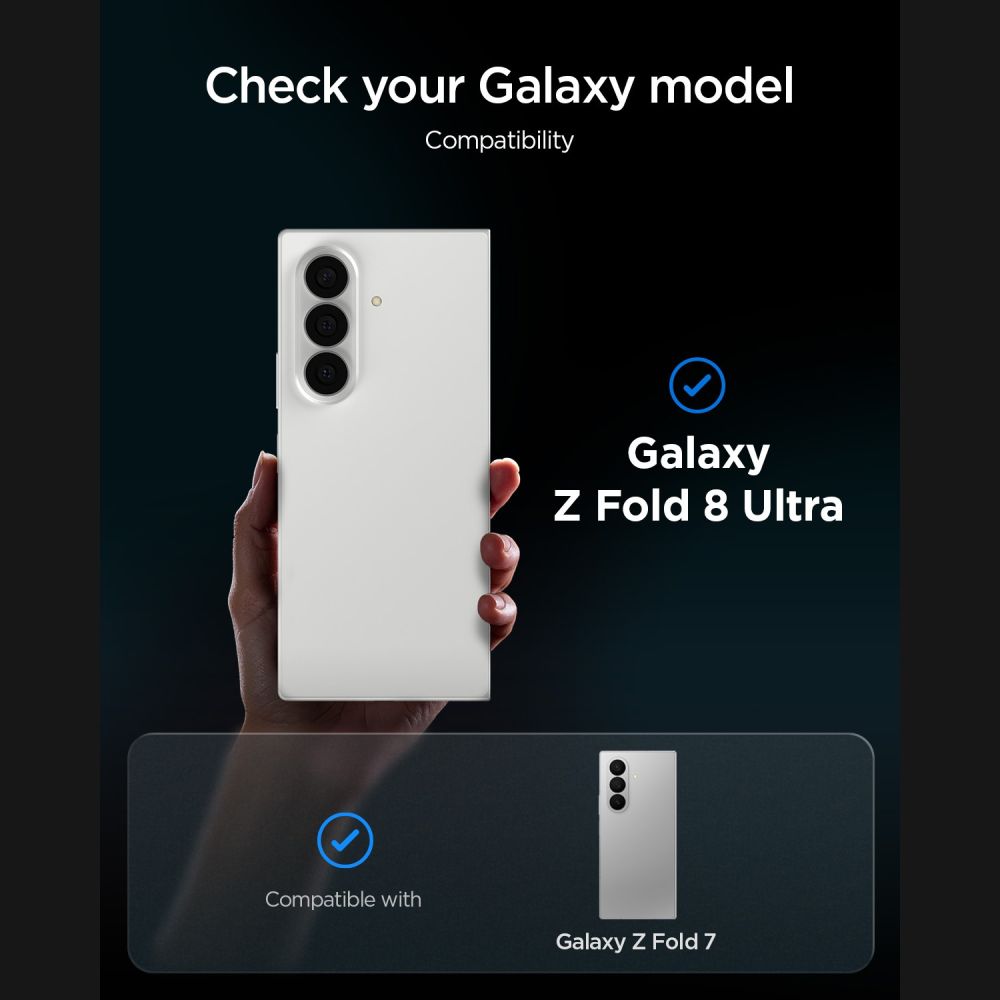 Spigen Glas.tR EZ Fit Pro HD Privacy apsauginiai stiklai (2 vnt.) Samsung Galaxy Z Fold 7 / 8 Ultra - Image 7