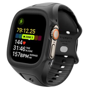 Dirželis Spigen Liquid Air Pro Apple Watch Ultra 1 / 2 / 3 (49 mm), juodas