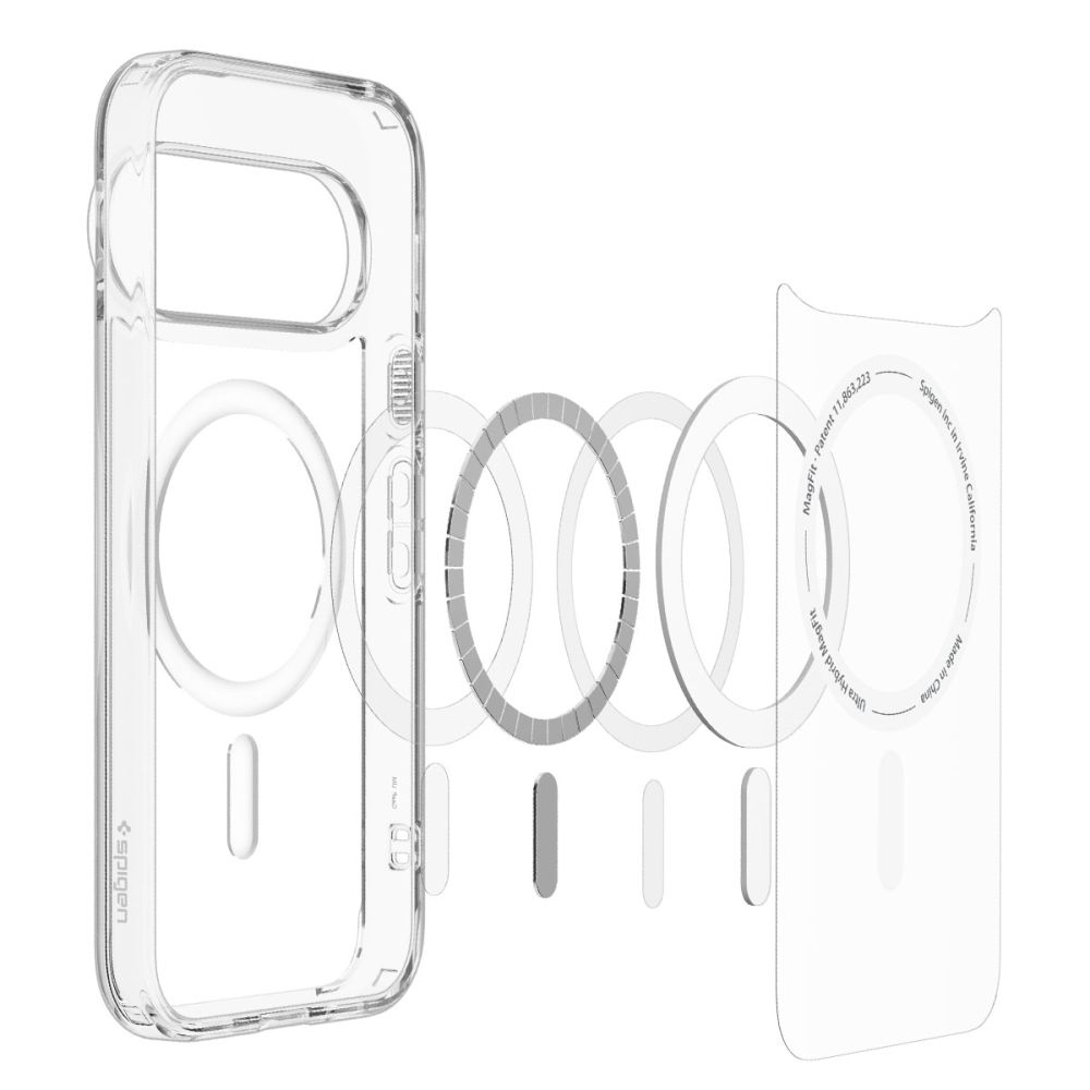 Dėklas Spigen Ultra Hybrid Mag MagSafe Pixel 11 Pro XL, skaidrus baltas - Image 6
