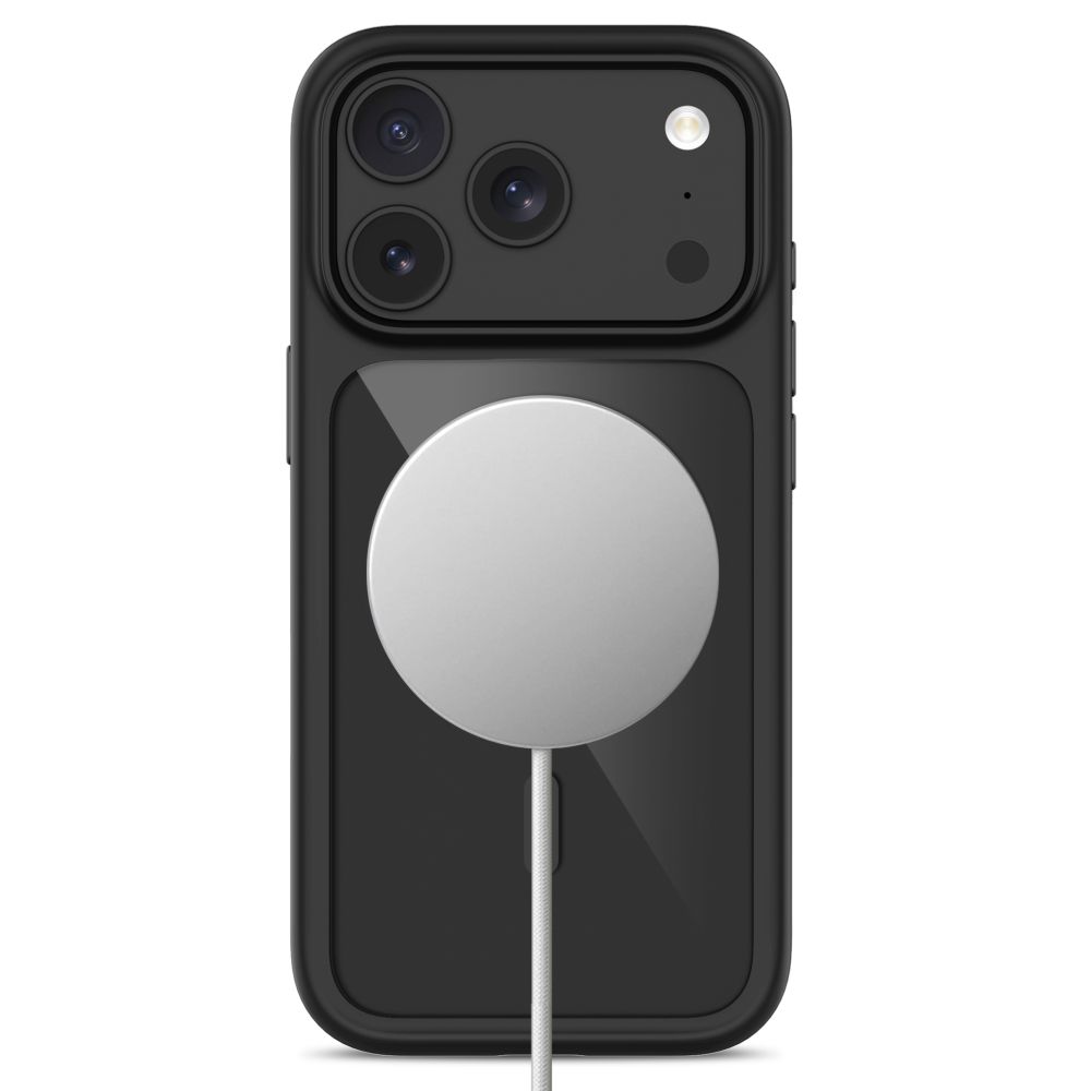 Dėklas ir apsauginis stiklas Tech-Protect MagOne MagSafe CC iPhone 17 Pro / 18 Pro, 2 vnt. stiklo, juodas / skaidrus - Image 5