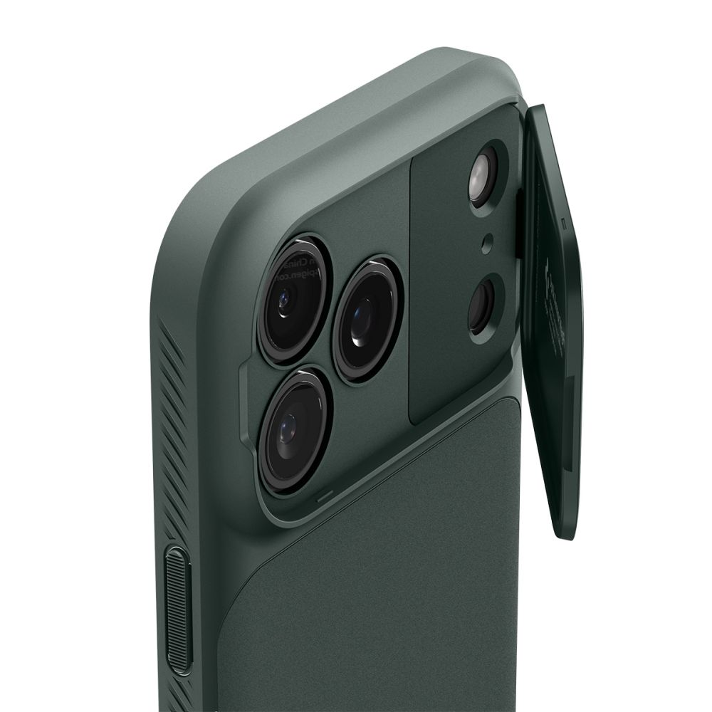 Spigen Optik Armor MagSafe dėklas iPhone 17 Pro Max, žalias - Image 3