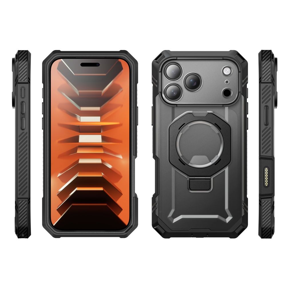 Dėklas Supcase Grip Pro Mag MagSafe iPhone 17 Pro Max / 18 Pro Max, juodas - Image 6