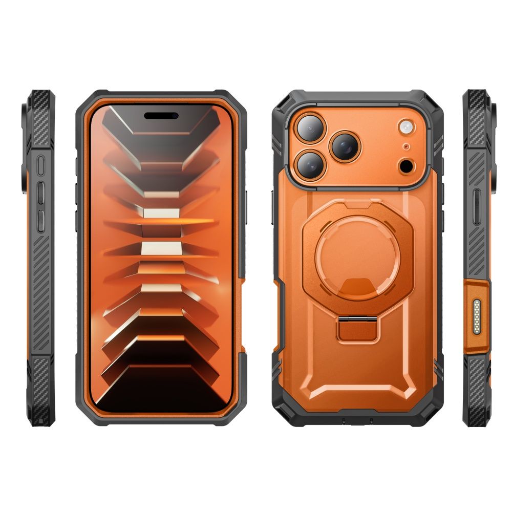 Dėklas Supcase Grip Pro Mag MagSafe iPhone 17 Pro Max / 18 Pro Max, koralinis - Image 6