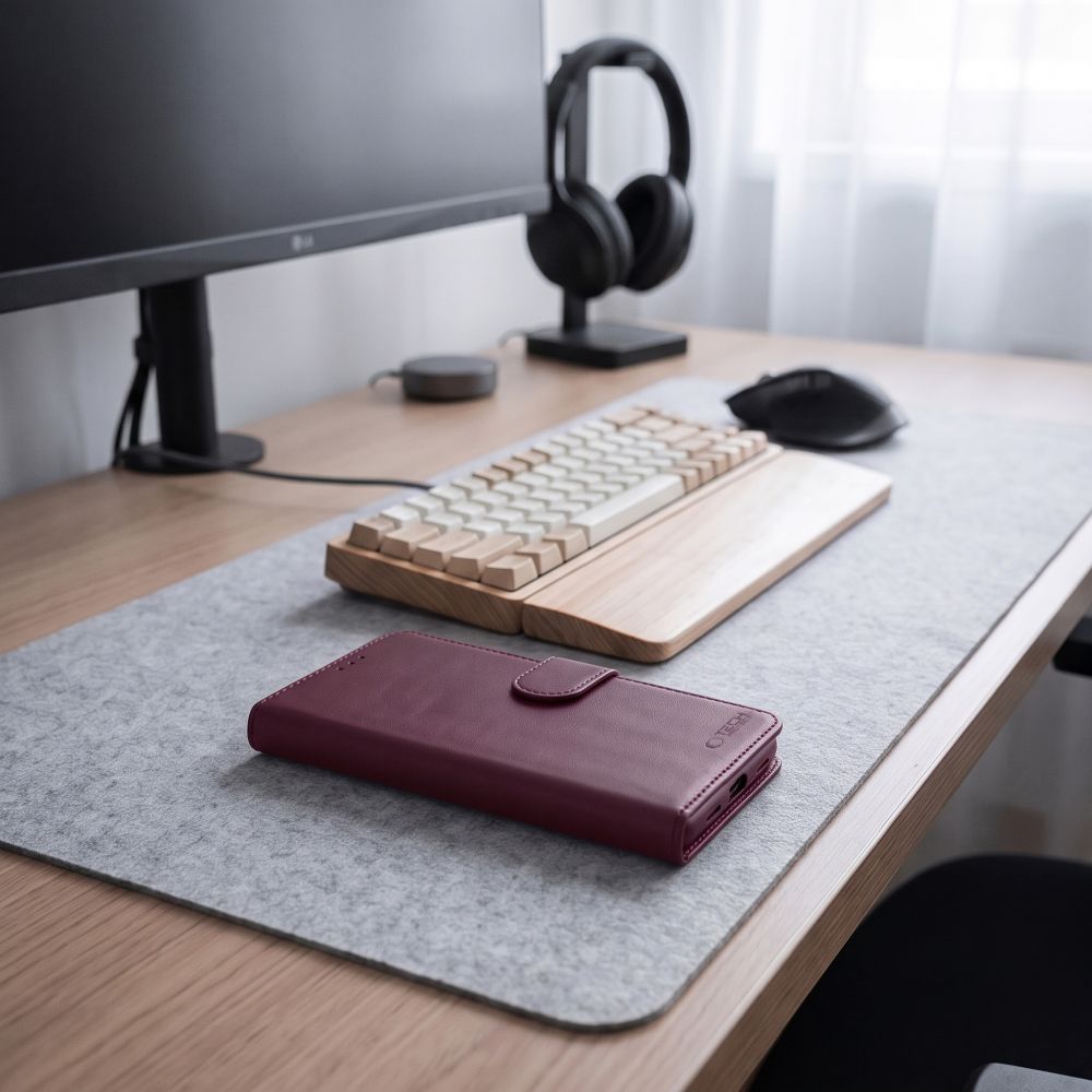 Dėklas Tech-Protect Wallet Redmi Note 17 Pro 5G, bordo - Image 5