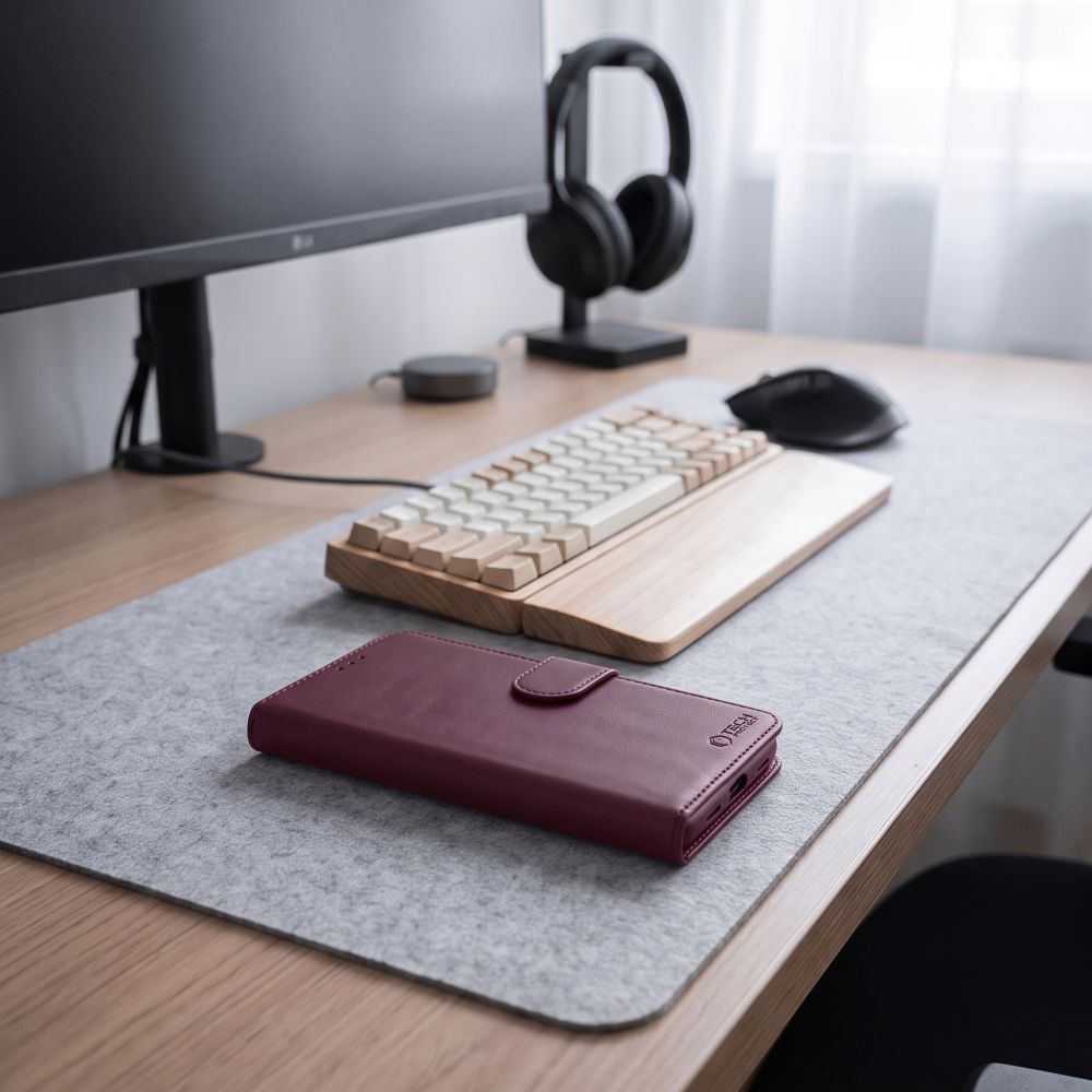 Dėklas Tech-Protect Wallet Redmi Note 17 Pro Max 5G, bordo - Image 5