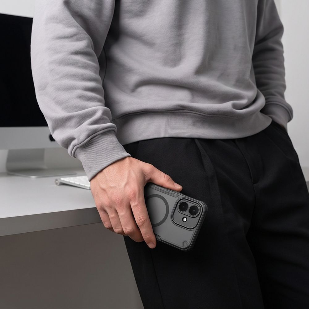 Dėklas Tech-Protect Rugged Shield MagSafe Xiaomi Redmi Note 17 Pro 5G, matinis juodas - Image 6