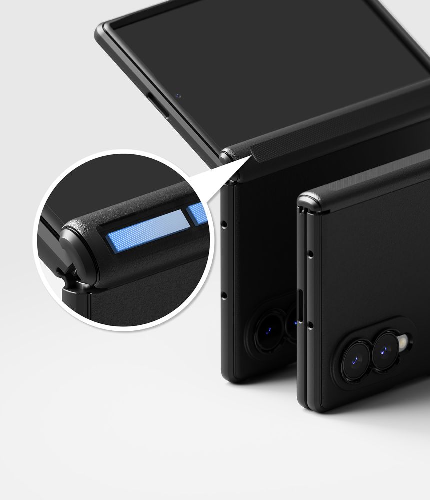 Dėklas Ringke Onyx Flap Magsafe Galaxy Z Fold 8, juodas - Image 6