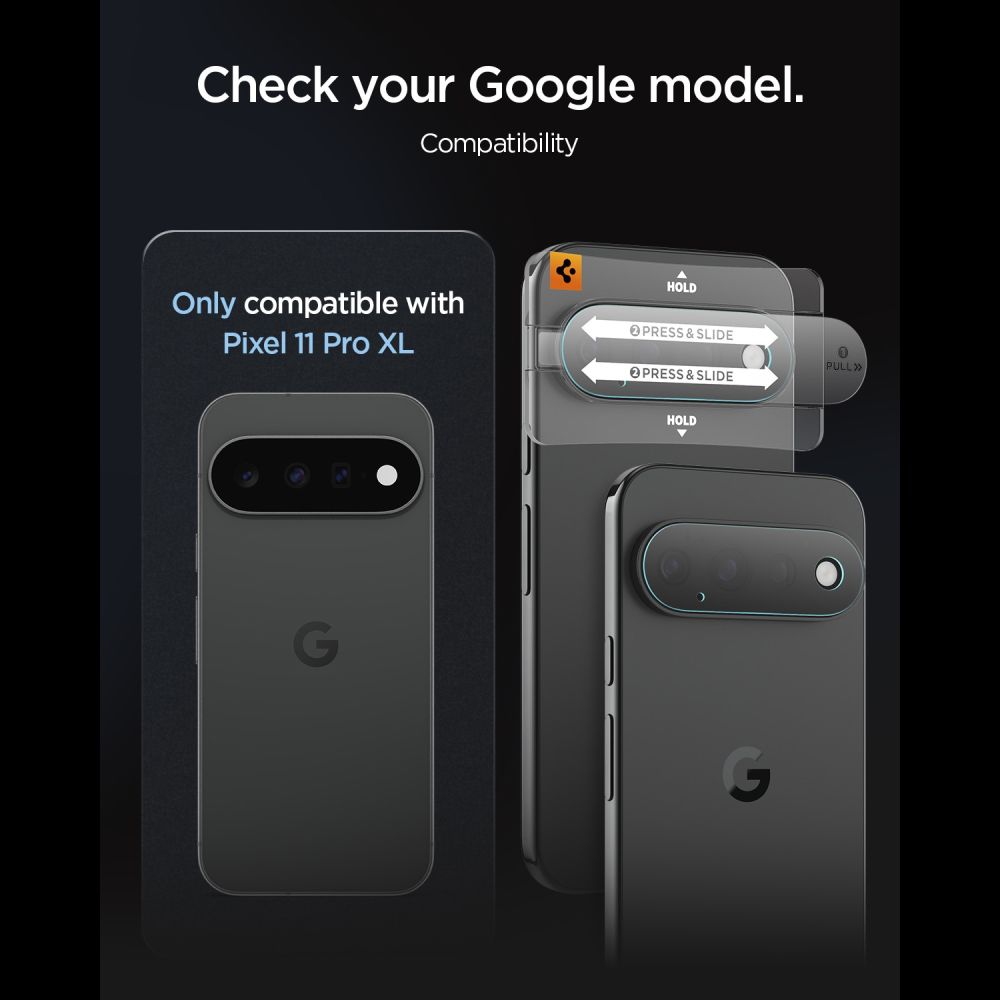 Kameros apsauginis stiklas Spigen Glas.tR EZ Fit Optik Pro HD Google Pixel 11 Pro XL, 2 vnt., skaidrus - Image 6