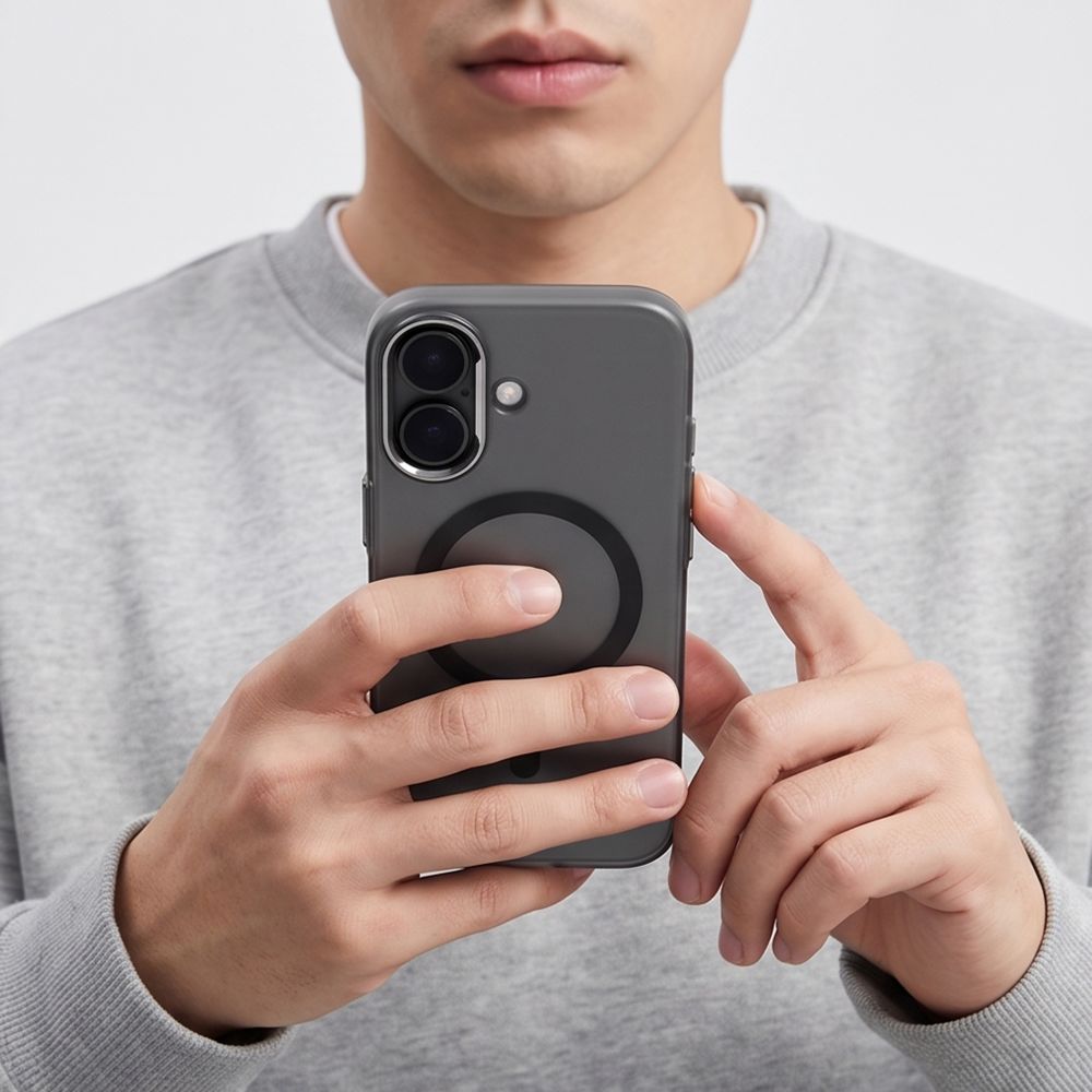 Tech-Protect MagZero dėklas iPhone 17, juodas matinis - Image 6