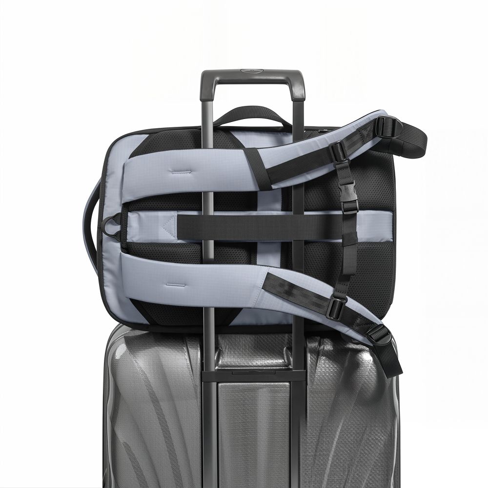 Tech-Protect Defender S70 kelioninė kuprinė 24 l (40 x 30 x 20 cm), skirta Ryanair ir Wizz Air, pilka - Image 6