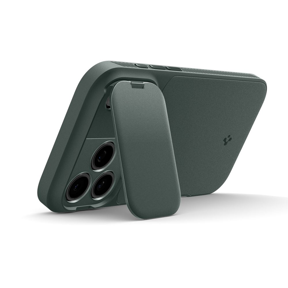 Spigen Optik Armor MagSafe dėklas iPhone 17 Pro Max, žalias - Image 4